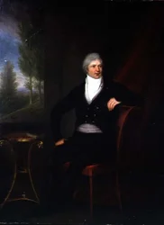 Portret van een Zittende Heer bij een Raam