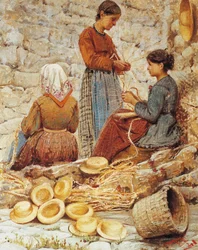 Toscaanse stroplakkers (Trecciaiole)
