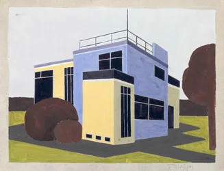 Ontwerp voor een vrijstaand huis, 1923