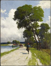 Een winderige dag, 1903