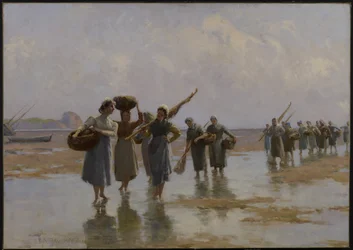 Vrouwen op het strand, 1897