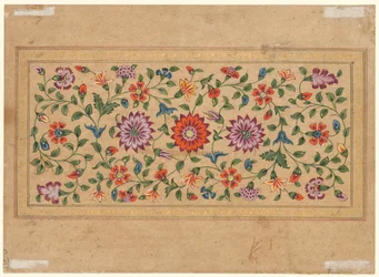 Scrollende bloemranken, 1755