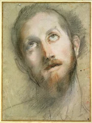 Studie voor het hoofd van Christus