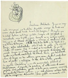 Handgeschreven brief aan Melchor Fernandez Alamgro, Granada, eind januari 1926