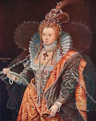 Koningin Elizabeth. Een emblematisch portret door Zucchero, ca. 1602, 1903