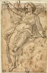Zittende engel