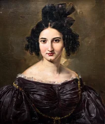 Portret van een vrouw, vóór 1840 (olieverf op doek)