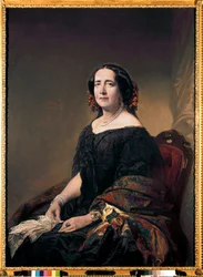 Portret van de Cubaanse letterkundige Gertrudis Gomez de Avellaneda