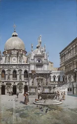 Binnenplaats van het Dogenpaleis, Venetië