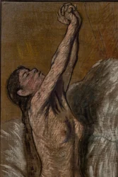 Naakt meisje, detail
