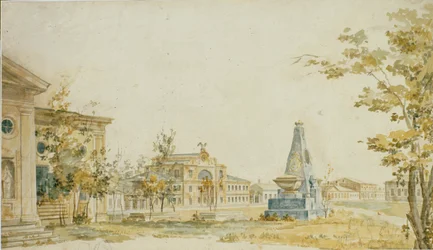 Het plein in Kherson, 1797