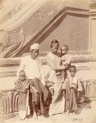 Birmese familie