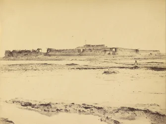 Exterieur van het Noordfort Peiko-rivier, Engelse en Franse ingang, 21 augustus 1860