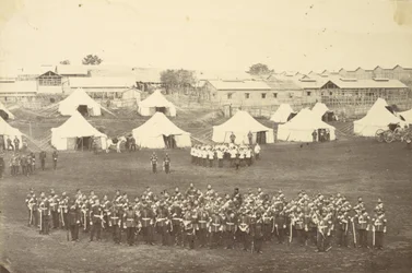 Groepsportret van het Royal Marine Battalion