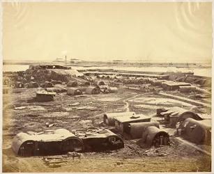 [Interieur van Noord Fort met het Chinese kampement].