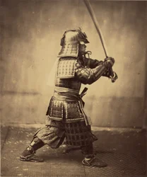 [Japanse krijger in harnas]