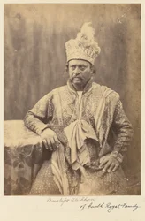 Moostafor Ali Khan van de koninklijke familie van Oudh