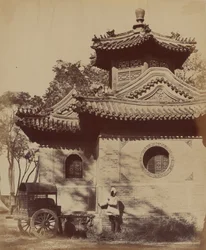 Moskee bij Peking Bezet door de Opperbevelhebber en Lord Elgin, Oktober 1860