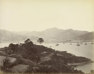 Nagasaki, uitzicht vanaf de heuvels aan de overkant