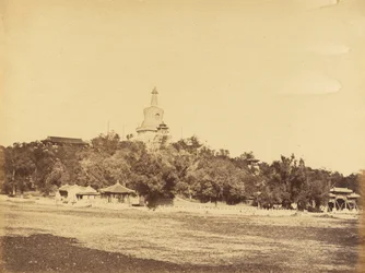 De Grote Pagode in het Keizerlijk Wintertuinpaleis, 29 oktober 1860