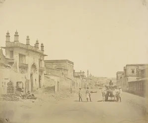 [The Road by which General Henry Havelock Entered in the Residency, Lucknow].