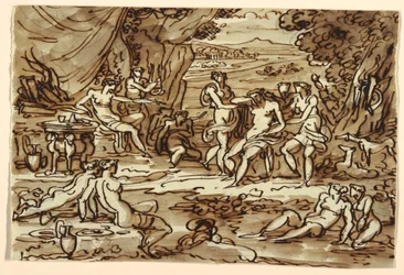 Diana en Callisto, Eetkamer, Palazzo Rasponi, Ravenna