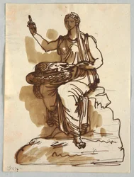 Hygeia, naar een antiek standbeeld in de Giustiniani-collectie, Rome