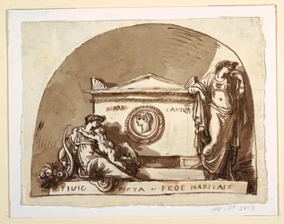 Grafmonument voor Roman Cavina, Chiesa dell