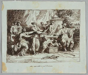 Ulysses ontdekt Achilles in Scyros