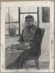 De kantwerkster