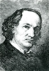 Charles Baudelaire (1821-67), naar Félix Bracquemond