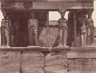 Kariatiden van de tempel van het Erechtheion - Athene