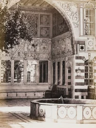 Binnenplaats van het huis Stambouli, Damascus