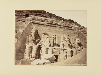 Nubië. Tempel van Abu Simbel, Egypte