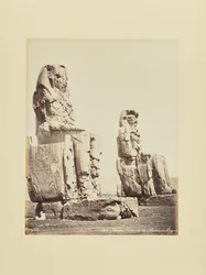 Thebe. Kolossen van Memnon (Egypte)