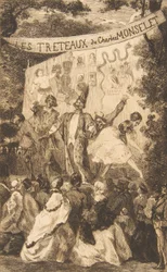 Frontispice voor Les Tréteaux de Monselet, 1859