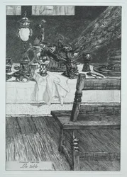 De tafel, naar H. Leys, 1868