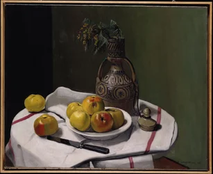 Appels en een Marokkaanse vaas, 1914