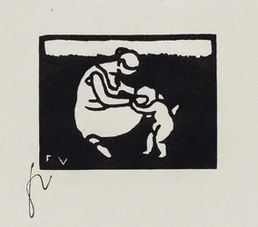 Bader met een Kind, IX uit "Les Petites Baigneuses", 1893
