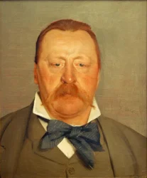 Portret van meneer Alfred Delisle