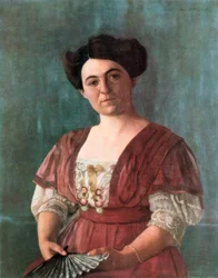 Portret van Madame Hasen 1908