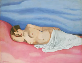 Liggende vrouwelijke naakt, 1913