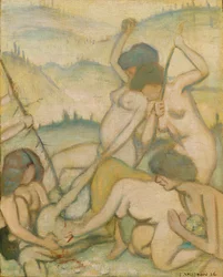 De dood van Orpheus, 1914