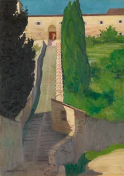 De Trappen van het Klooster van San Marco, Perugia, 1913