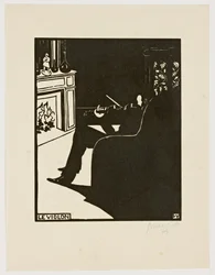 De viool, uit de serie "Muziekinstrumenten", 1896-97