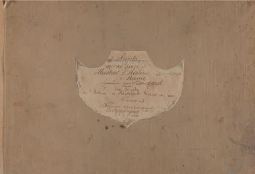 Album van 107 voorbereidende tekeningen ter illustratie van David Hume
