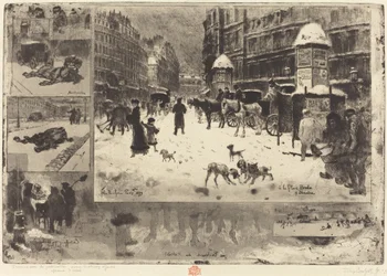 Winter in Parijs