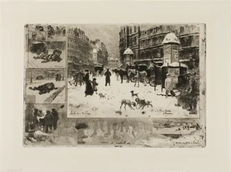 Winter in Parijs