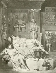 Antonius en Cleopatra. Act-V, Scene II (gravure)