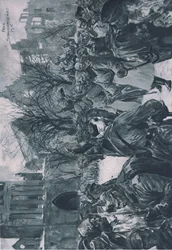 De keizer in geluk (14 februari 1915), illustratie uit Hindenburg gepubliceerd door Daterlandischer Derlag C U Weller Berlijn